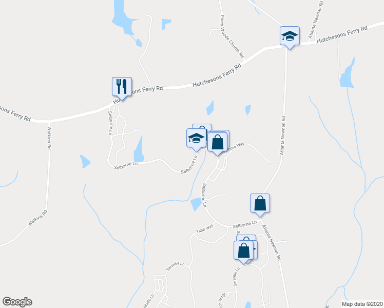 map of restaurants, bars, coffee shops, grocery stores, and more near 9052 Selborne Lane in Palmetto