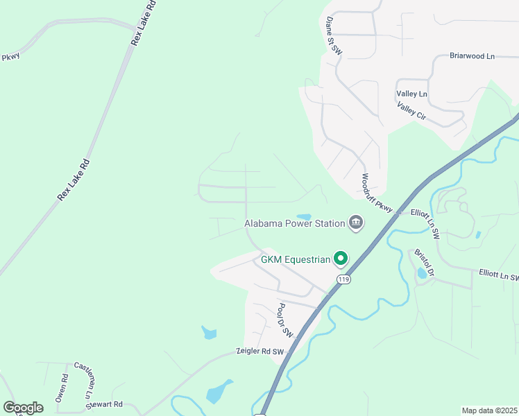 map of restaurants, bars, coffee shops, grocery stores, and more near 6521 Southern Trace Drive in Leeds