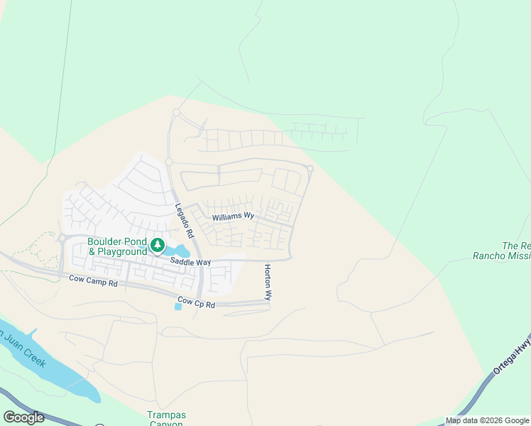 map of restaurants, bars, coffee shops, grocery stores, and more near 385 Fawn Street in Rancho Mission Viejo