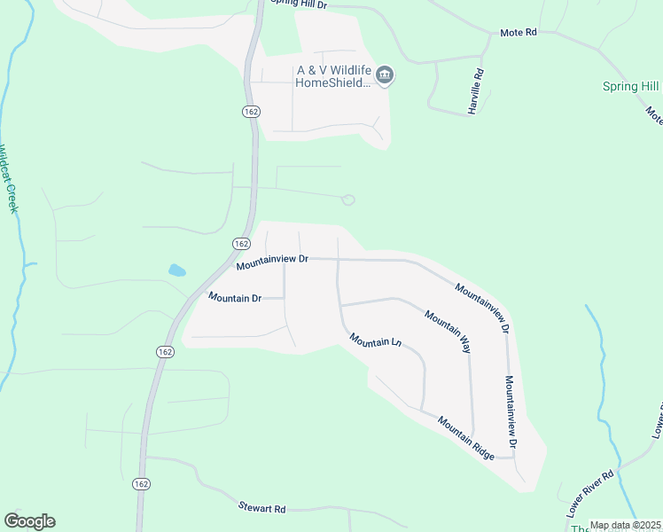 map of restaurants, bars, coffee shops, grocery stores, and more near 140 Mountainview Drive in Covington