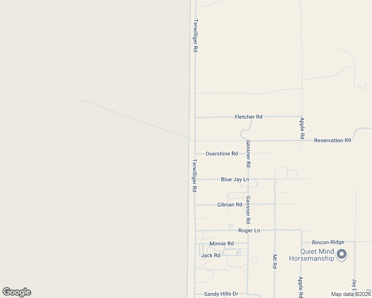 map of restaurants, bars, coffee shops, grocery stores, and more near 59020 Reservation Road in Anza