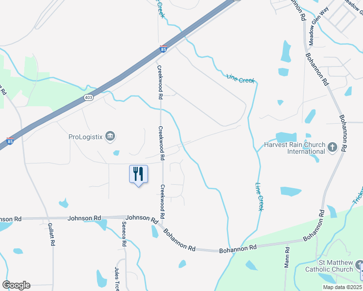 map of restaurants, bars, coffee shops, grocery stores, and more near 8455 Creekwood Ridge Drive in Palmetto