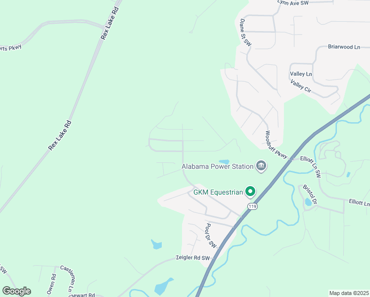 map of restaurants, bars, coffee shops, grocery stores, and more near 6502 Southern Trace Drive in Leeds