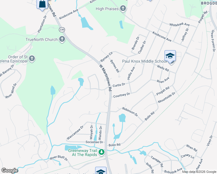 map of restaurants, bars, coffee shops, grocery stores, and more near 908 South Carolina 230 in North Augusta