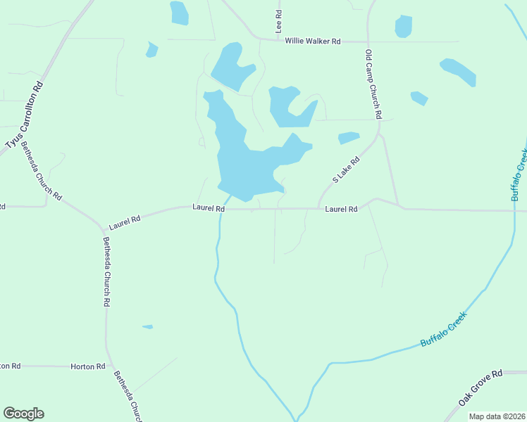 map of restaurants, bars, coffee shops, grocery stores, and more near 288 Laurel Road in Carrollton