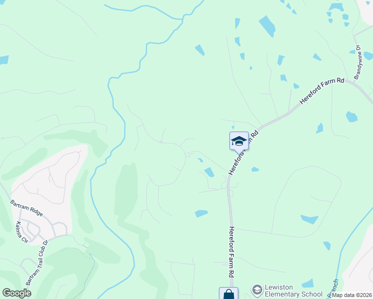 map of restaurants, bars, coffee shops, grocery stores, and more near 4718 Southwind Road in Evans