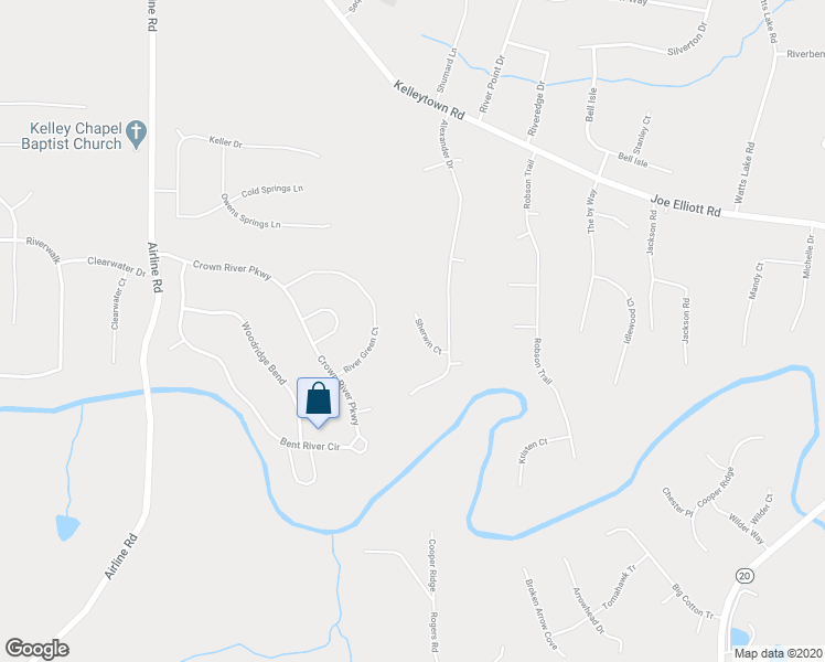 map of restaurants, bars, coffee shops, grocery stores, and more near 513 Sherwin Court in McDonough