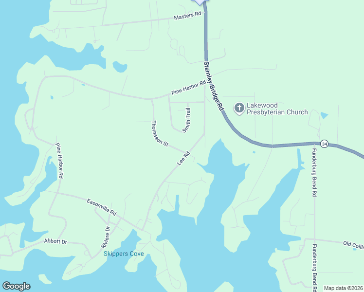 map of restaurants, bars, coffee shops, grocery stores, and more near 5108 Thomason Street in Pell City