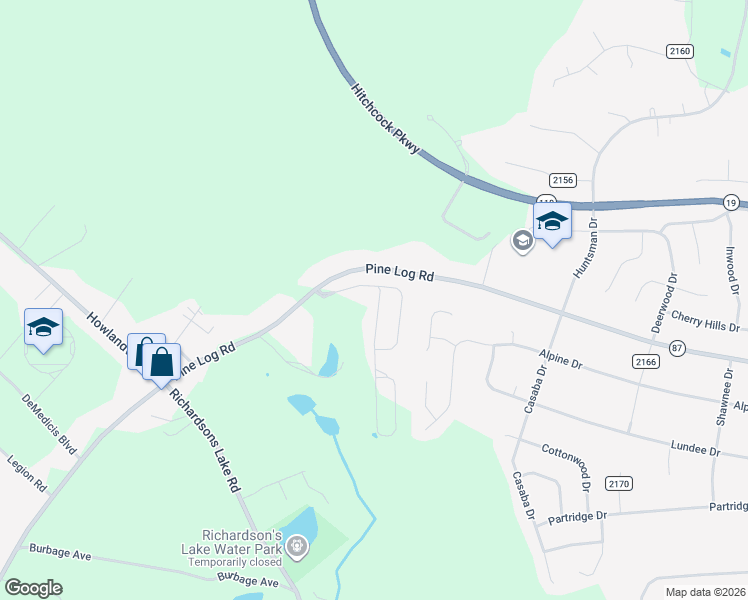 map of restaurants, bars, coffee shops, grocery stores, and more near 158 Kemper Downs Drive in Aiken