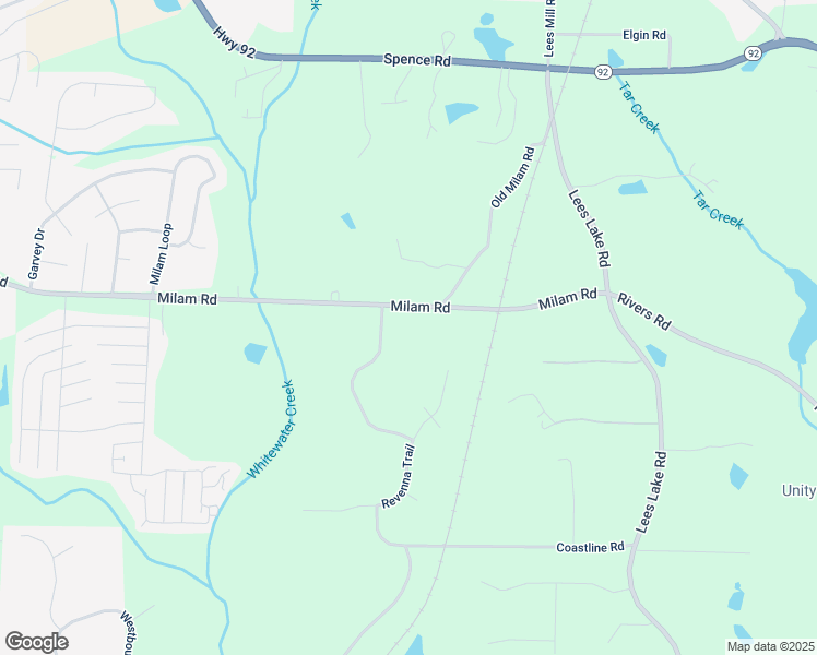 map of restaurants, bars, coffee shops, grocery stores, and more near 175 Old Milam Road in Fayetteville