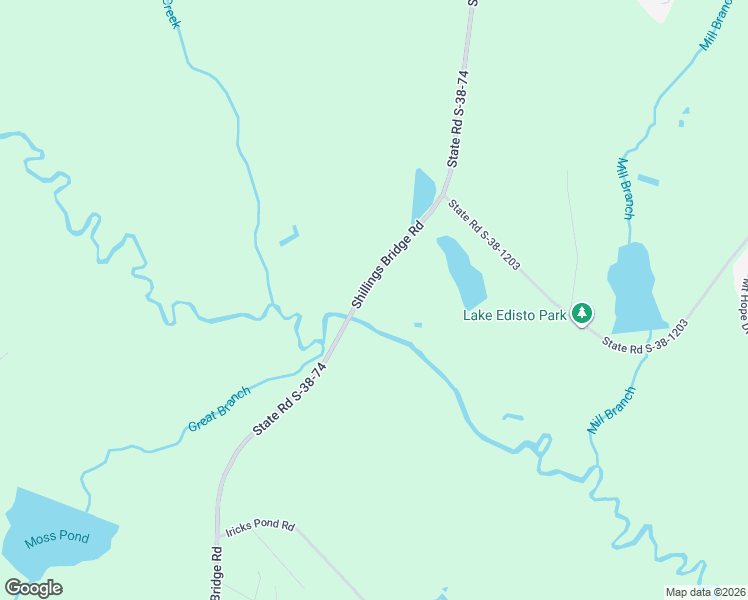 map of restaurants, bars, coffee shops, grocery stores, and more near 785 Shillings Bridge Road in Orangeburg