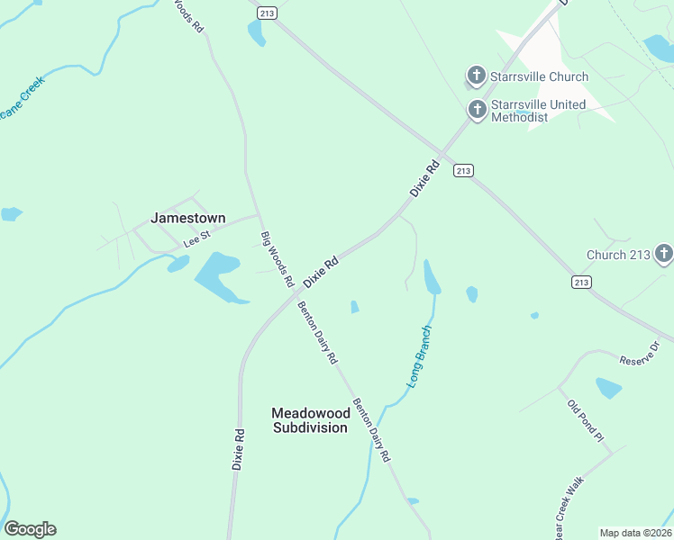 map of restaurants, bars, coffee shops, grocery stores, and more near 3105 Dixie Road in Covington