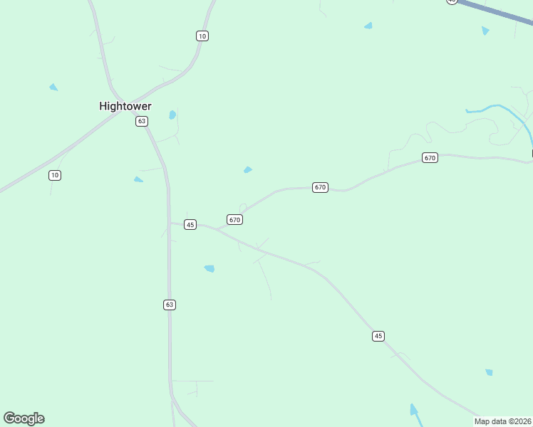 map of restaurants, bars, coffee shops, grocery stores, and more near 1405 County Road 670 in Ranburne