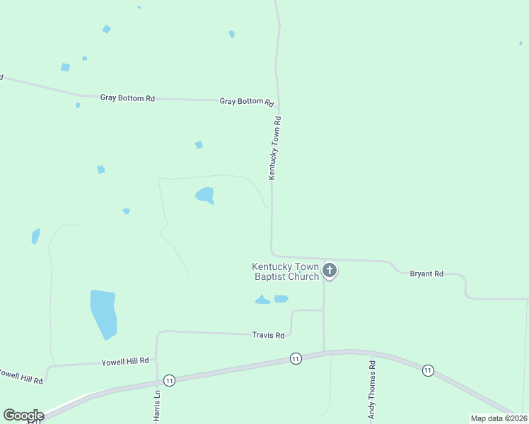 map of restaurants, bars, coffee shops, grocery stores, and more near 499 Kentucky Town Road in Whitewright