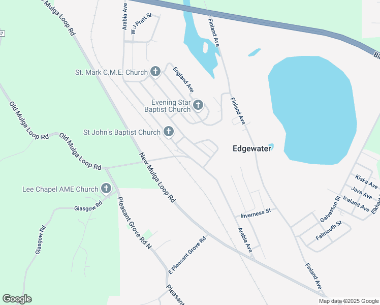 map of restaurants, bars, coffee shops, grocery stores, and more near 7221 Belgium Avenue in Birmingham
