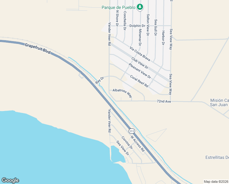 map of restaurants, bars, coffee shops, grocery stores, and more near Albatross Way in Riverside County