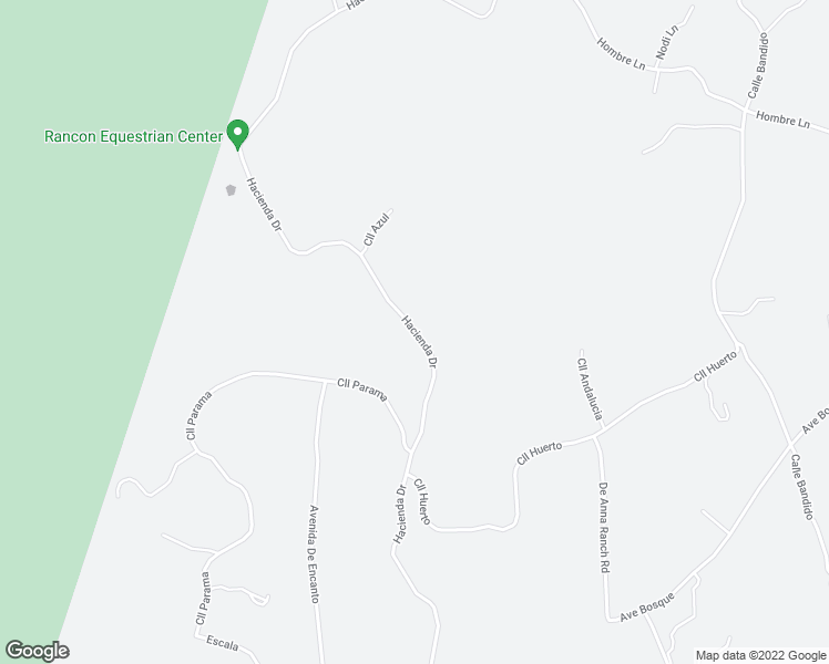 map of restaurants, bars, coffee shops, grocery stores, and more near Hacienda Drive in Riverside County