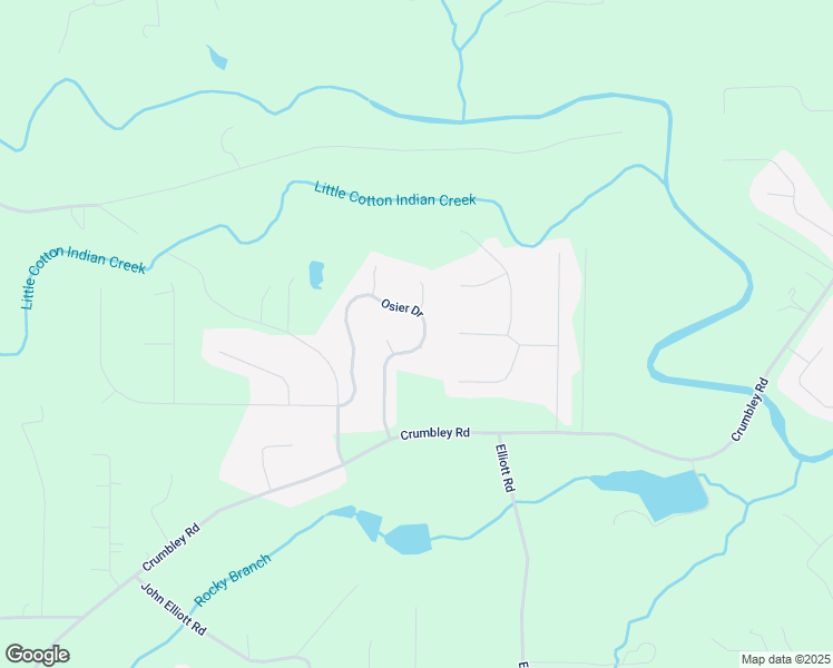 map of restaurants, bars, coffee shops, grocery stores, and more near 171 Osier Drive in McDonough