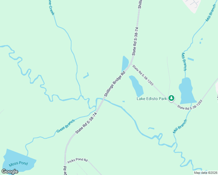 map of restaurants, bars, coffee shops, grocery stores, and more near 785 Shillings Bridge Road in Orangeburg