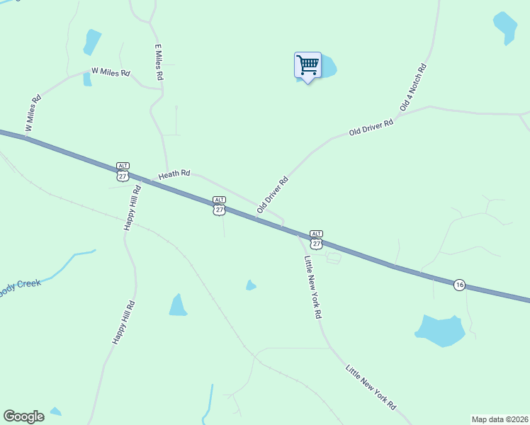 map of restaurants, bars, coffee shops, grocery stores, and more near 3686 Georgia 16 in Carrollton