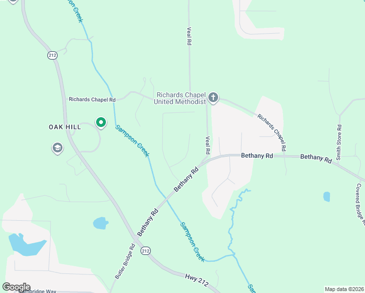 map of restaurants, bars, coffee shops, grocery stores, and more near 45 Boardwalk Avenue in Covington