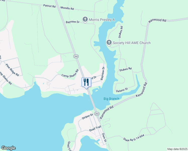 map of restaurants, bars, coffee shops, grocery stores, and more near 1103 Laird Drive in Manning