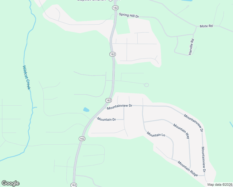 map of restaurants, bars, coffee shops, grocery stores, and more near 45 Mountainview Court in Covington