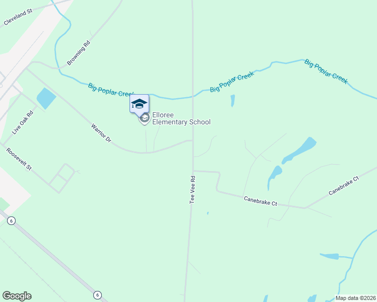 map of restaurants, bars, coffee shops, grocery stores, and more near 335-339 Warrior Drive in Elloree