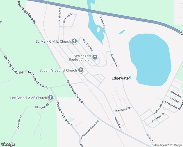 map of restaurants, bars, coffee shops, grocery stores, and more near 7240 Belgium Avenue in Birmingham