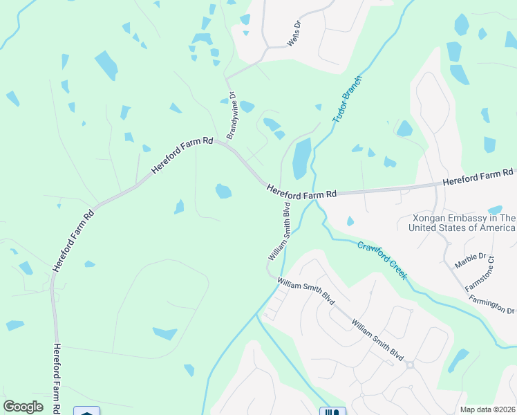 map of restaurants, bars, coffee shops, grocery stores, and more near 5058 Hereford Farm Road in Evans