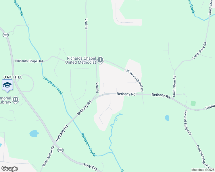 map of restaurants, bars, coffee shops, grocery stores, and more near 40 Joy Circle in Covington