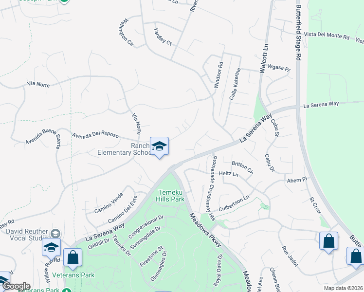 map of restaurants, bars, coffee shops, grocery stores, and more near 31264 Jura Court in Temecula