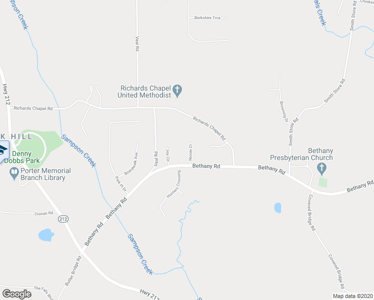 map of restaurants, bars, coffee shops, grocery stores, and more near 45 Nicole Court in Covington