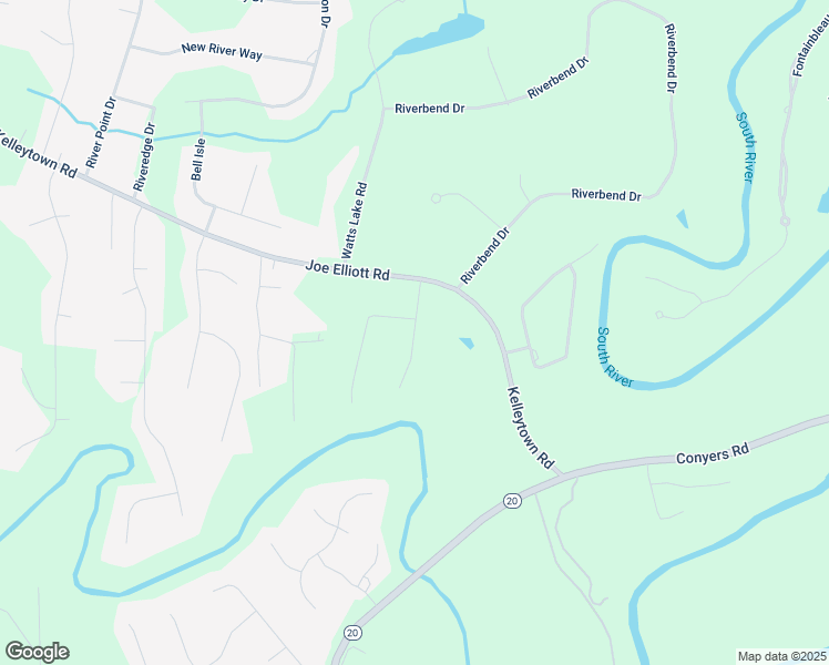 map of restaurants, bars, coffee shops, grocery stores, and more near Michelle Drive in Henry County
