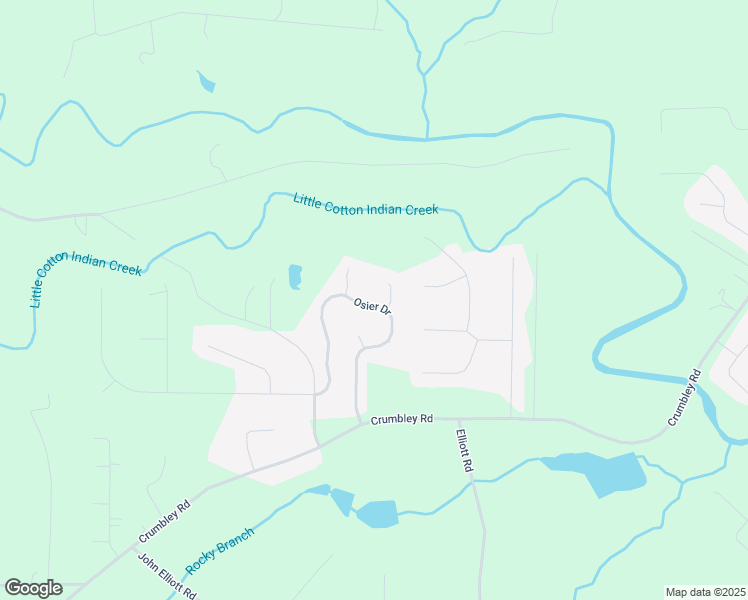 map of restaurants, bars, coffee shops, grocery stores, and more near 192 Osier Drive in McDonough