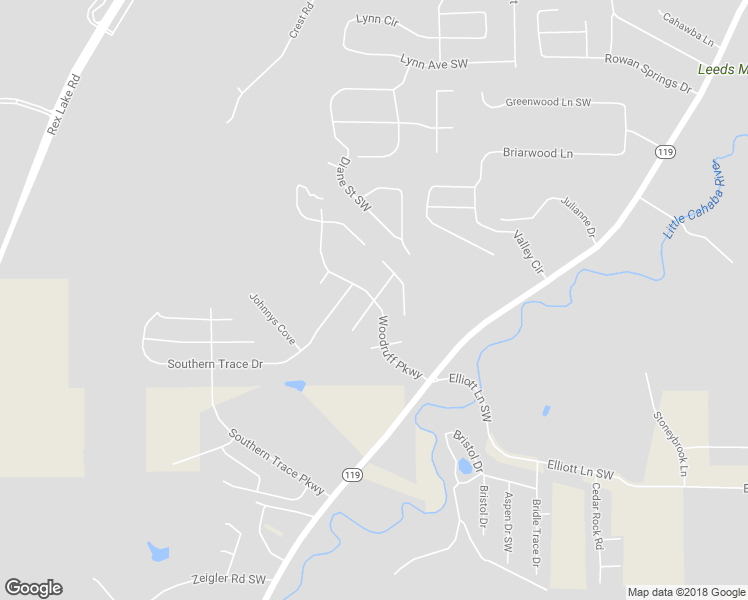 map of restaurants, bars, coffee shops, grocery stores, and more near 563 Woodruff Parkway in Leeds