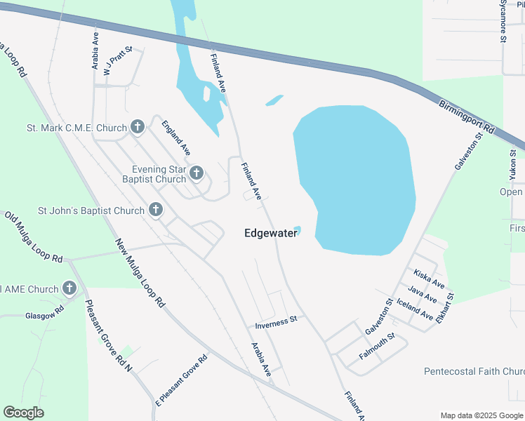 map of restaurants, bars, coffee shops, grocery stores, and more near 7213 Finland Avenue in Birmingham
