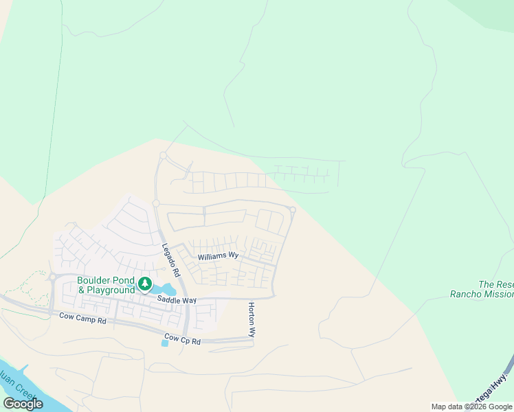 map of restaurants, bars, coffee shops, grocery stores, and more near 413 Botanic way in San Juan Capistrano