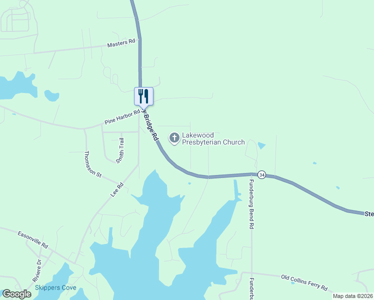 map of restaurants, bars, coffee shops, grocery stores, and more near 170 Sherwood Place in Pell City