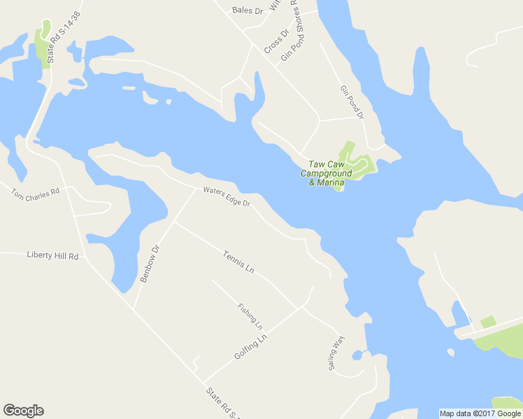 map of restaurants, bars, coffee shops, grocery stores, and more near 1651 Waters Edge Drive in Summerton