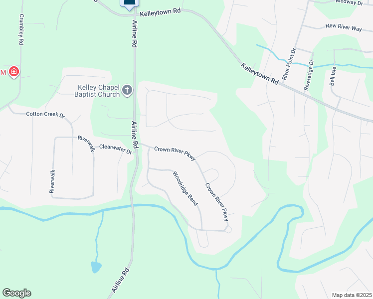map of restaurants, bars, coffee shops, grocery stores, and more near 1019 Crown River Parkway in McDonough