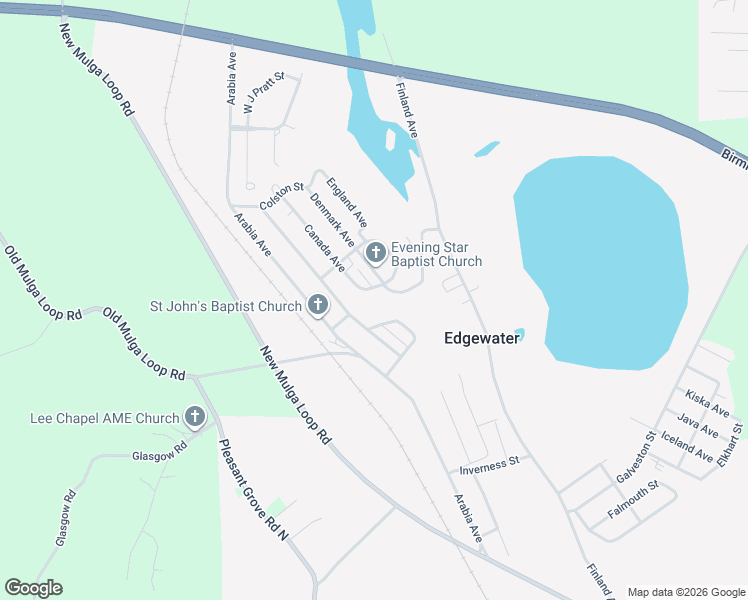 map of restaurants, bars, coffee shops, grocery stores, and more near 7240 Belgium Avenue in Birmingham