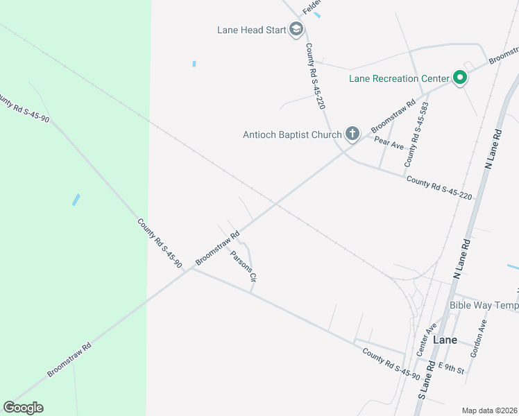 map of restaurants, bars, coffee shops, grocery stores, and more near 510 Broomstraw Road in Lane