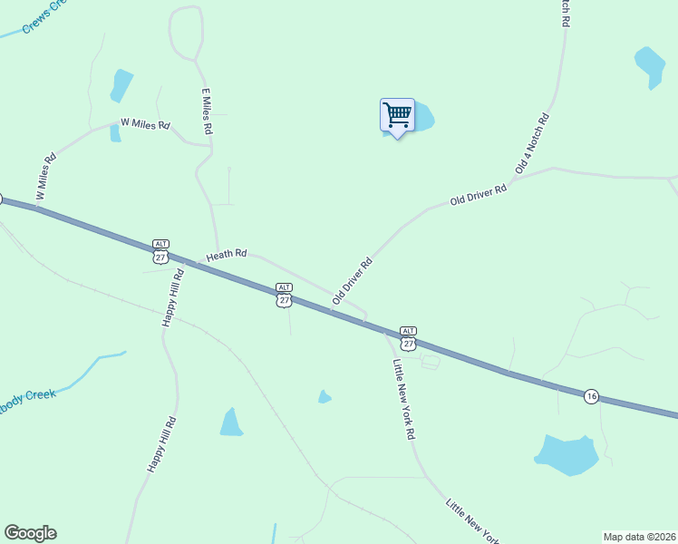 map of restaurants, bars, coffee shops, grocery stores, and more near 3686 Georgia 16 in Carrollton