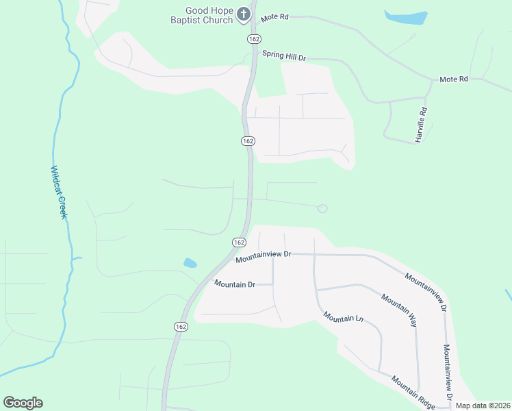 map of restaurants, bars, coffee shops, grocery stores, and more near 45 Mountainview Court in Covington