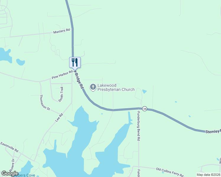 map of restaurants, bars, coffee shops, grocery stores, and more near 175 Sherwood Place in Pell City