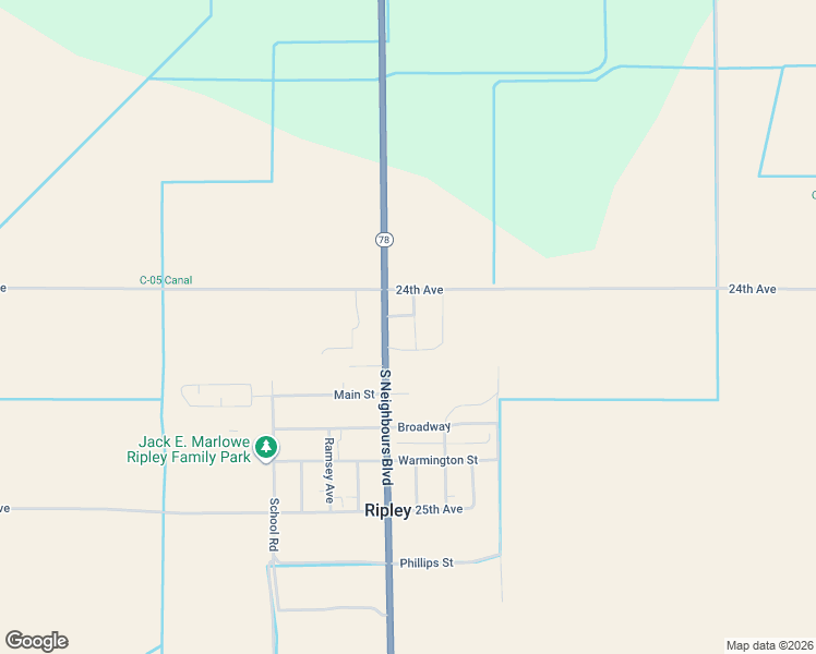 map of restaurants, bars, coffee shops, grocery stores, and more near 24235 Paloma Avenue in Blythe