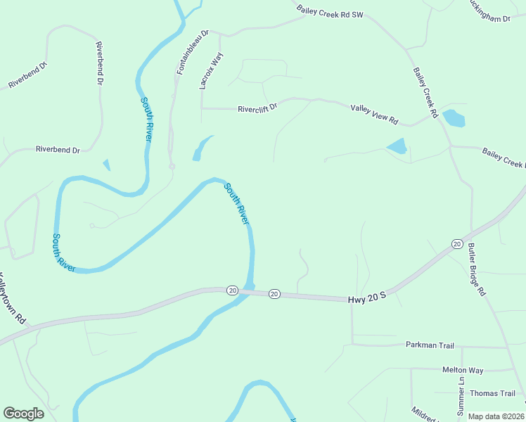 map of restaurants, bars, coffee shops, grocery stores, and more near 1771 Valley View Road in Covington