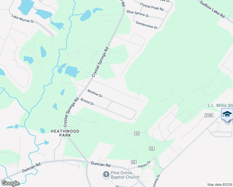 map of restaurants, bars, coffee shops, grocery stores, and more near 46 Andover Drive in Graniteville