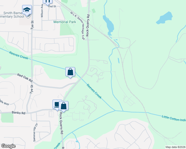 map of restaurants, bars, coffee shops, grocery stores, and more near 601 Sharpstone Bend in Stockbridge